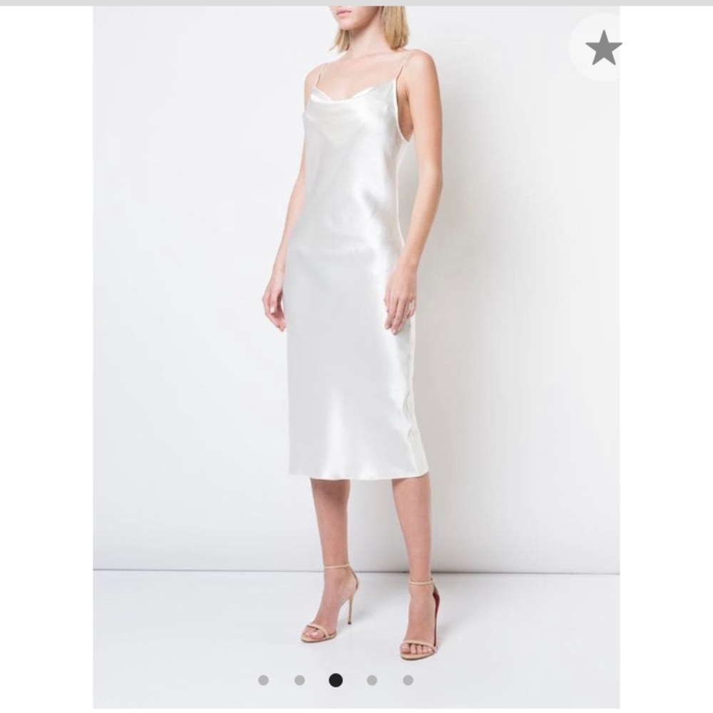 Fleur du Mal • silk cowl neck slip dress • XS - Picture 2 of 4